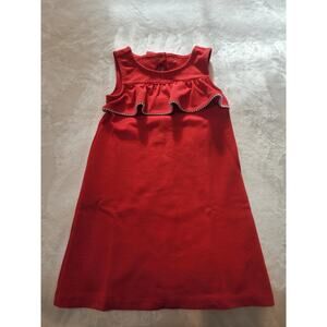 Janie & Jack Girls Red Sundress Sz 5
